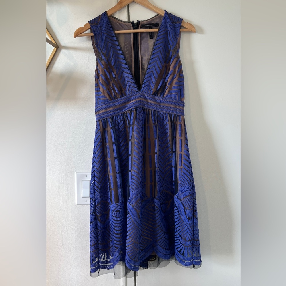 BCBGMAXAZRIA Kelly embroidered dress